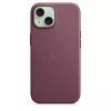 Apple FineWoven Case met MagSafe iPhone 15 Mulberry