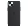 Apple silicone case met MagSafe iPhone 15 Plus zwart
