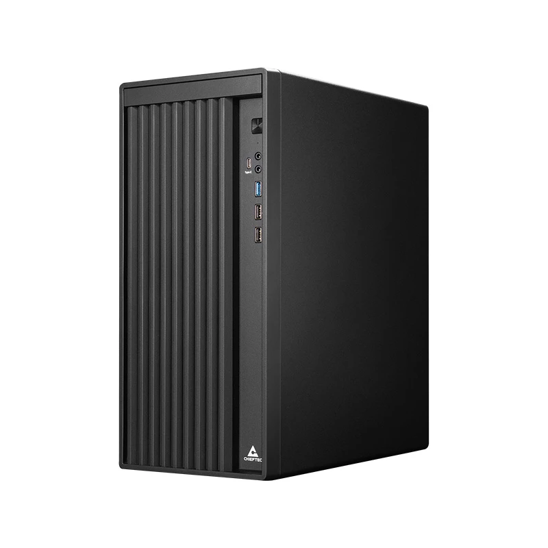 Chieftec BS-20B-OP Mini Tower pc-behuizing, microATX/Mini-ITX, zonder voeding, 2x 3,5″, 2x 2,5″, 1x 5,25″ bay, max. videokaart 270 mm, USB-C, 90 mm ventilator, zwart