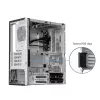 Chieftec BS-20B-OP Mini Tower pc-behuizing, microATX/Mini-ITX, zonder voeding, 2x 3,5″, 2x 2,5″, 1x 5,25″ bay, max. videokaart 270 mm, USB-C, 90 mm ventilator, zwart