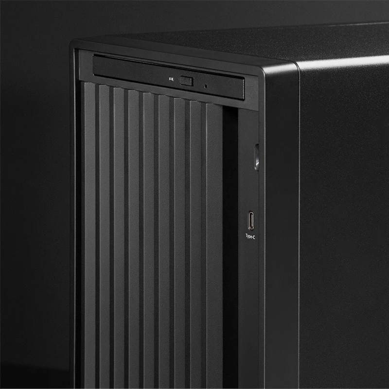 Chieftec BS-20B-OP Mini Tower pc-behuizing, microATX/Mini-ITX, zonder voeding, 2x 3,5″, 2x 2,5″, 1x 5,25″ bay, max. videokaart 270 mm, USB-C, 90 mm ventilator, zwart