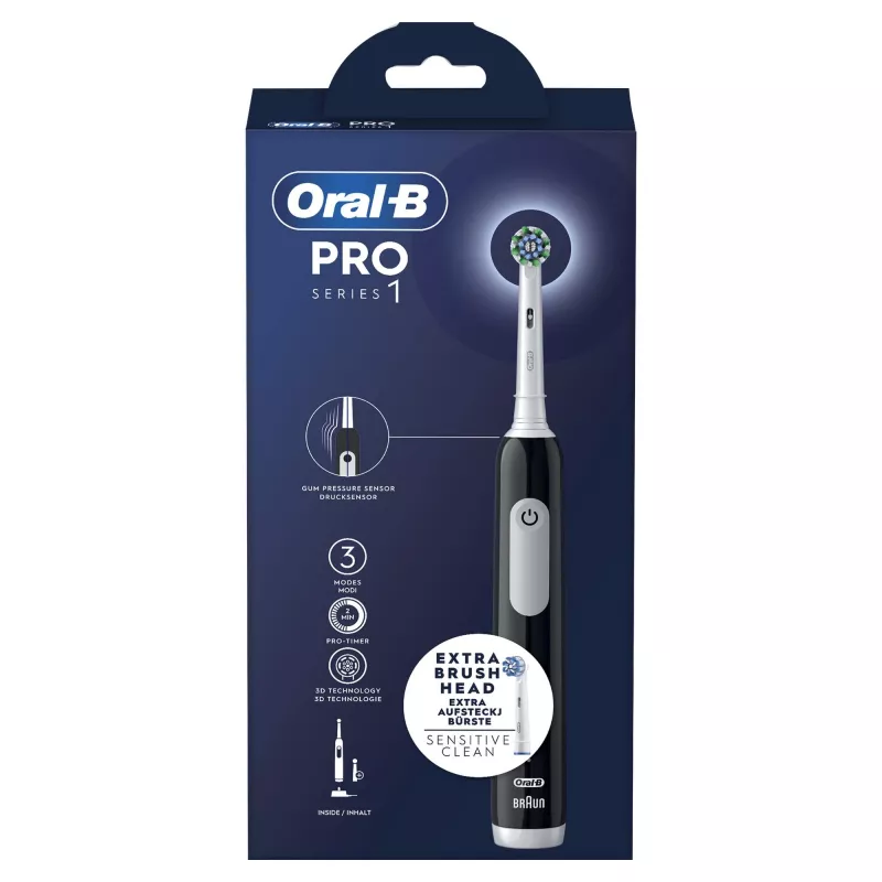 Oral-B Pro Series 1 volwassen oscillerende tandenborstel zwart, wit