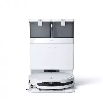 Stofzuigrobot Ecovacs Deebot T50 Pro Omni — 185 min. looptijd, 6400 mAh accu, 3 L basis-stofcapaciteit, D-ToF-lidar-navigatie, dweilen, 9 mm klimvermogen