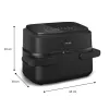 Philips 1000 serie NA150/00 friteuse dubbel 7 l vrijstaand 2450 W heteluchtfriteuse zwart
