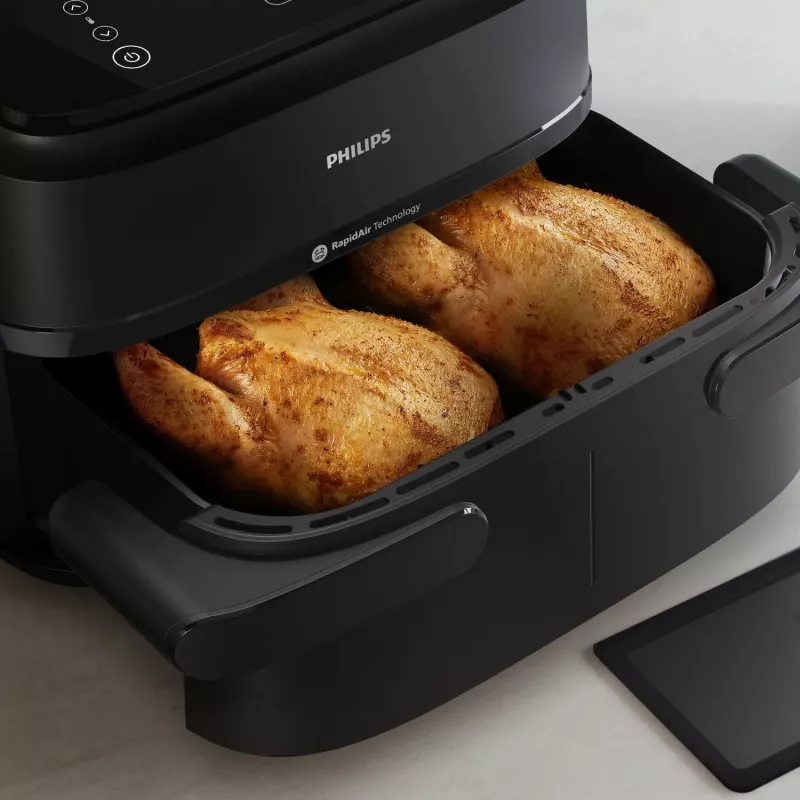 Philips 1000 serie NA150/00 friteuse dubbel 7 l vrijstaand 2450 W heteluchtfriteuse zwart