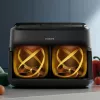 Philips 1000 serie NA150/00 friteuse dubbel 7 l vrijstaand 2450 W heteluchtfriteuse zwart