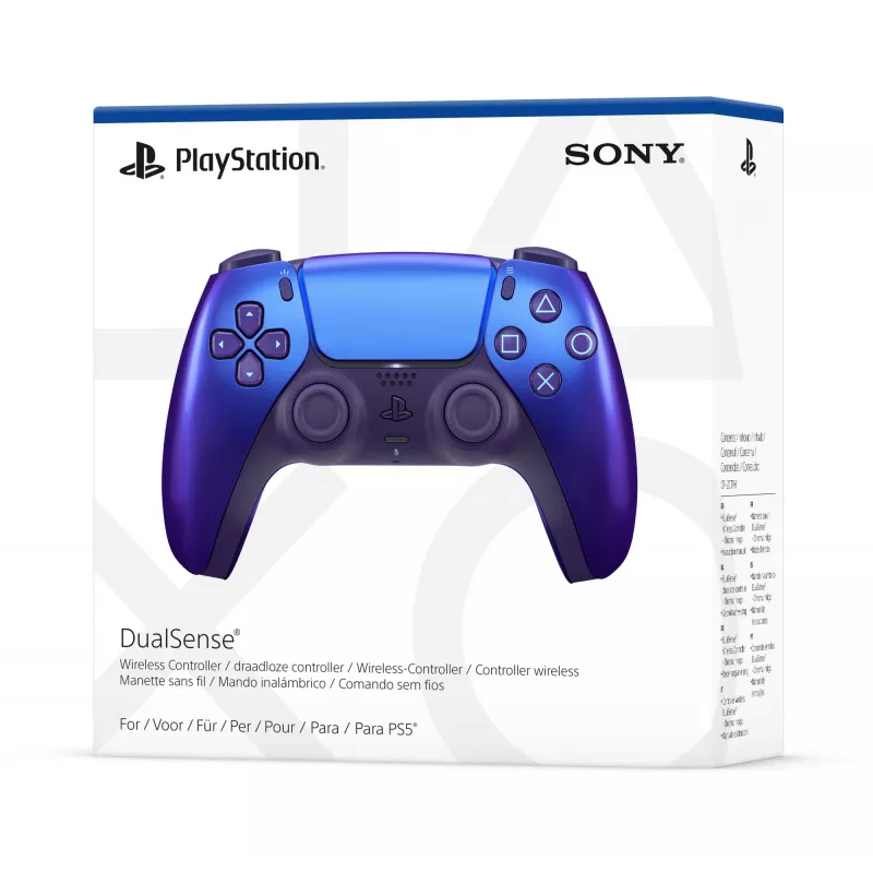 Gamepad Sony Indigo Bluetooth/USB voor PlayStation 5 — draadloos & bedraad, USB-C, luidspreker, koptelefoonuitgang