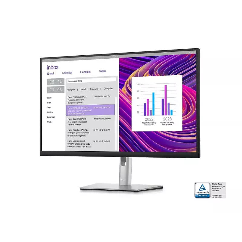 Monitor DELL P2723D 27 inch Quad HD LCD 2560 x 1440