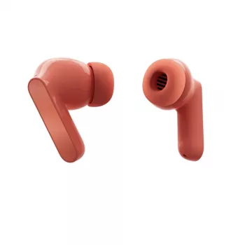 Draadloze in-ear-koptelefoon Motorola Moto Buds — Coral, Bluetooth 5.3, ANC, Dolby Atmos, 9 uur weergave (42 uur met case)