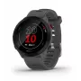 Smartwatch GARMIN Forerunner 55, rond 42 mm behuizing, grijs, siliconenband, GPS/GLONASS/Galileo, 5 ATM waterdicht