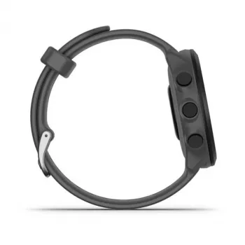 Smartwatch GARMIN Forerunner 55, rond 42 mm behuizing, grijs, siliconenband, GPS/GLONASS/Galileo, 5 ATM waterdicht