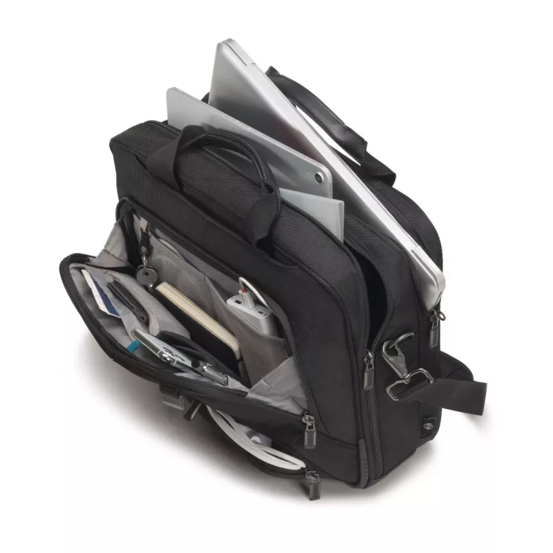 DICOTA Top Traveller Pro - 12-14,1 inch laptoptas - zwart / 1680d RPET polyester
