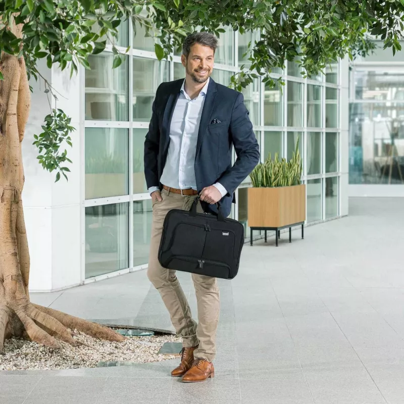 DICOTA Top Traveller Pro - 12-14,1 inch laptoptas - zwart / 1680d RPET polyester