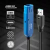 Lindy 8m USB 3.0 Active Extension Pro, 8 m, USB A, USB A, USB 3.2 Gen 1 (3.1 Gen 1), 5 Gbit/s, zwart