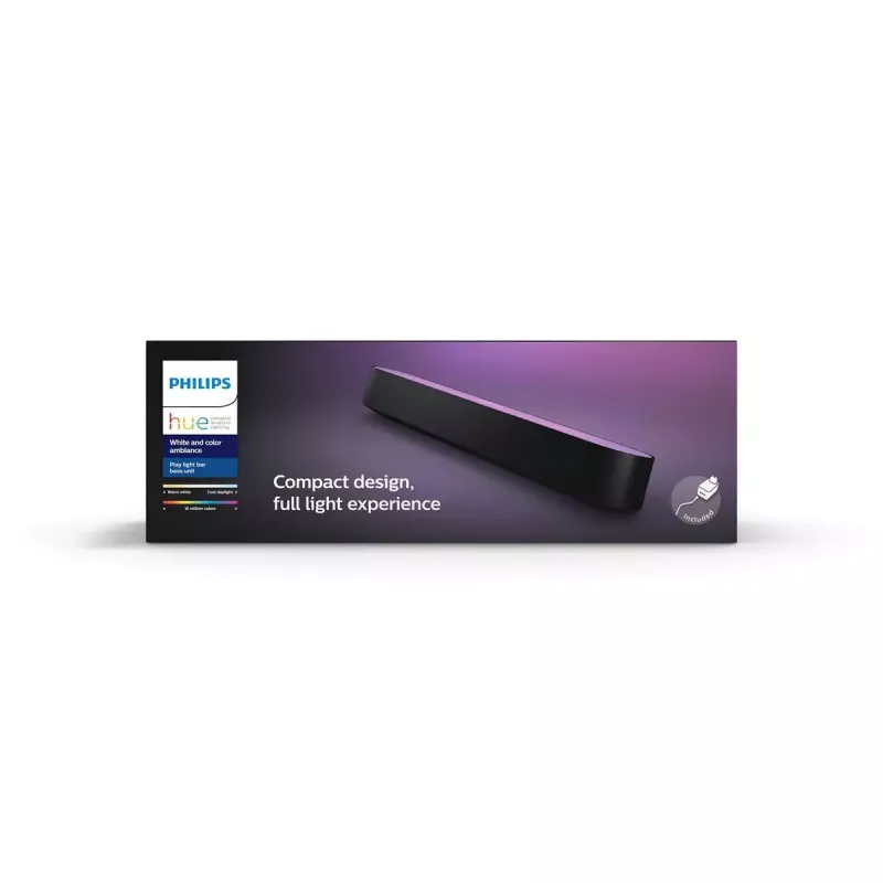 Philips Hue White and Colour Ambience Play Lightbar enkelpack