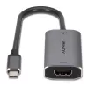 Lindy USB Type-C naar HDMI 8K60 converter, 0,11 m, USB Type-C, HDMI, stekker, bus, recht