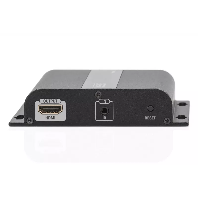 DIGITUS HDMI-extender 4K over IP, ontvangereenheid via netwerkkabel (CAT 5/5e/6/7), 4K2K/30Hz, zwart