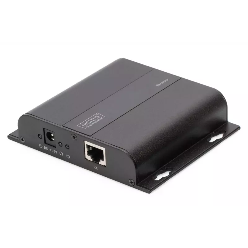 DIGITUS HDMI-extender 4K over IP, ontvangereenheid via netwerkkabel (CAT 5/5e/6/7), 4K2K/30Hz, zwart