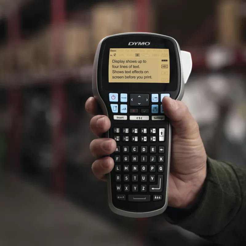 DYMO LabelManager 420P labelprinter | krachtige oplaadbare draagbare labelprinter | computeraansluiting | barcodes, logo's & grafieken printen