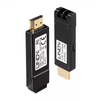 AV-zender & -ontvanger Lindy 300m glasvezel HDMI 4K30 extender