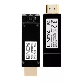 AV-zender & -ontvanger Lindy 300m glasvezel HDMI 4K30 extender