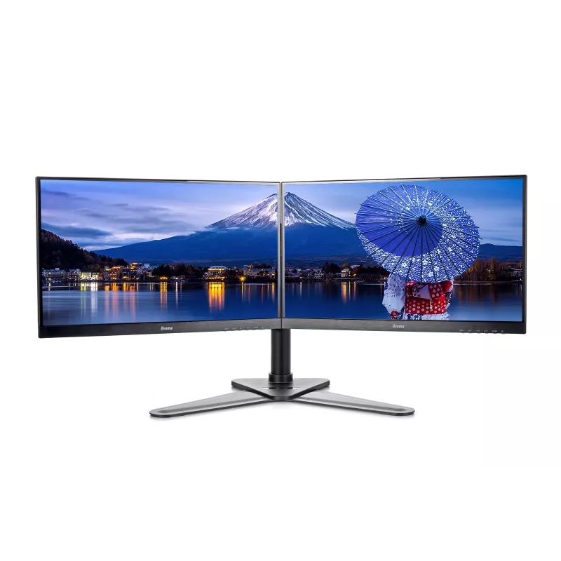 iiyama DS1002D-B1 monitorhouder / standvoet 76,2 cm (30 inch) bureau zwart