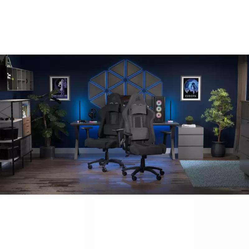 Gamingstoel met gevoerde zitting Corsair TC100