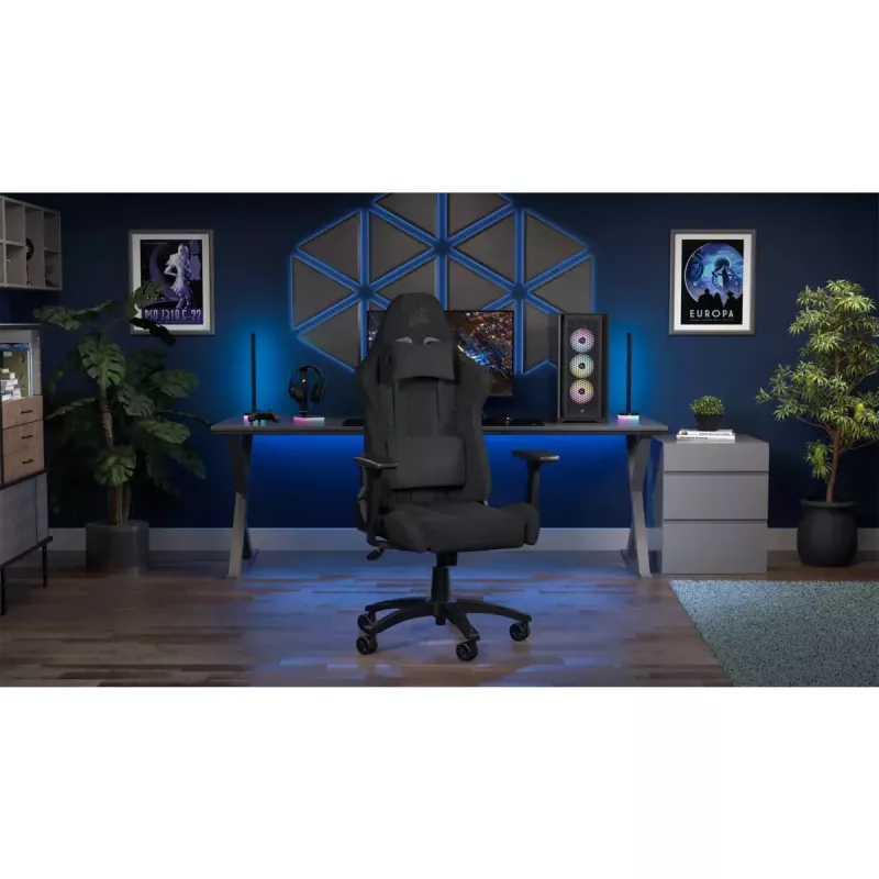 Gamingstoel met gevoerde zitting Corsair TC100