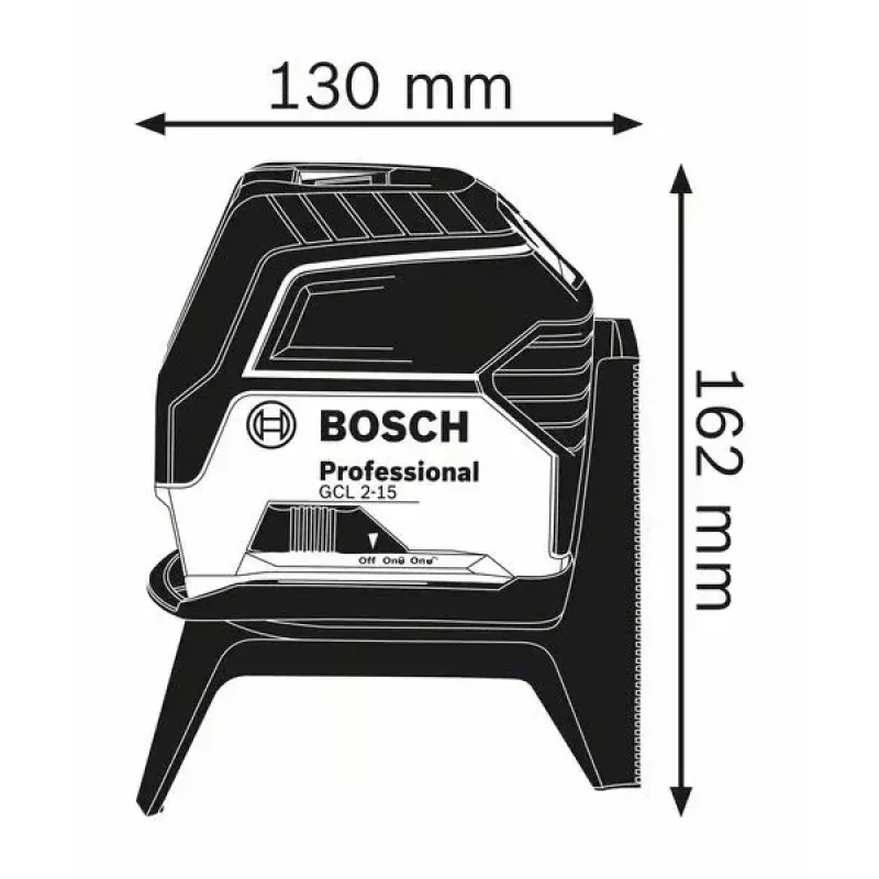 Bosch GCL 2-15 lijn-/puntlaser 15 m 650 nm