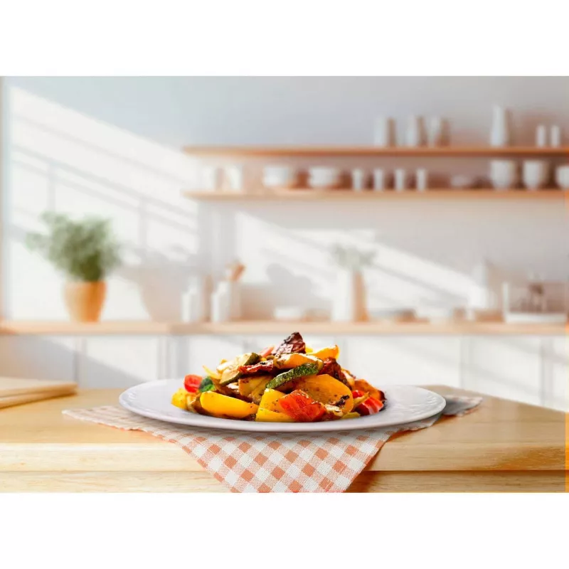 Heteluchtfriteuse Electrolux EAF5B — 5 l, 1500 W, tot 200 °C, 8 programma's, touchbediening, LED-display