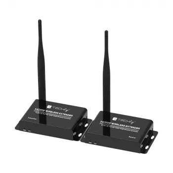Techly IDATA HDMI-WL55 AV-extender AV-zender & -ontvanger zwart