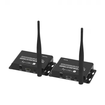 Techly IDATA HDMI-WL55 AV-extender AV-zender & -ontvanger zwart