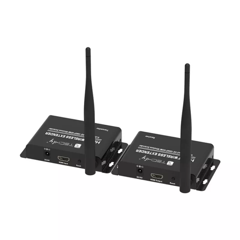 Techly IDATA HDMI-WL55 AV-extender AV-zender & -ontvanger zwart