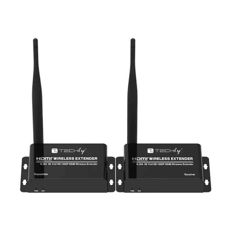 Techly IDATA HDMI-WL55 AV-extender AV-zender & -ontvanger zwart