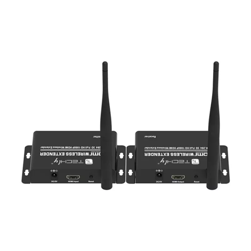 Techly IDATA HDMI-WL55 AV-extender AV-zender & -ontvanger zwart