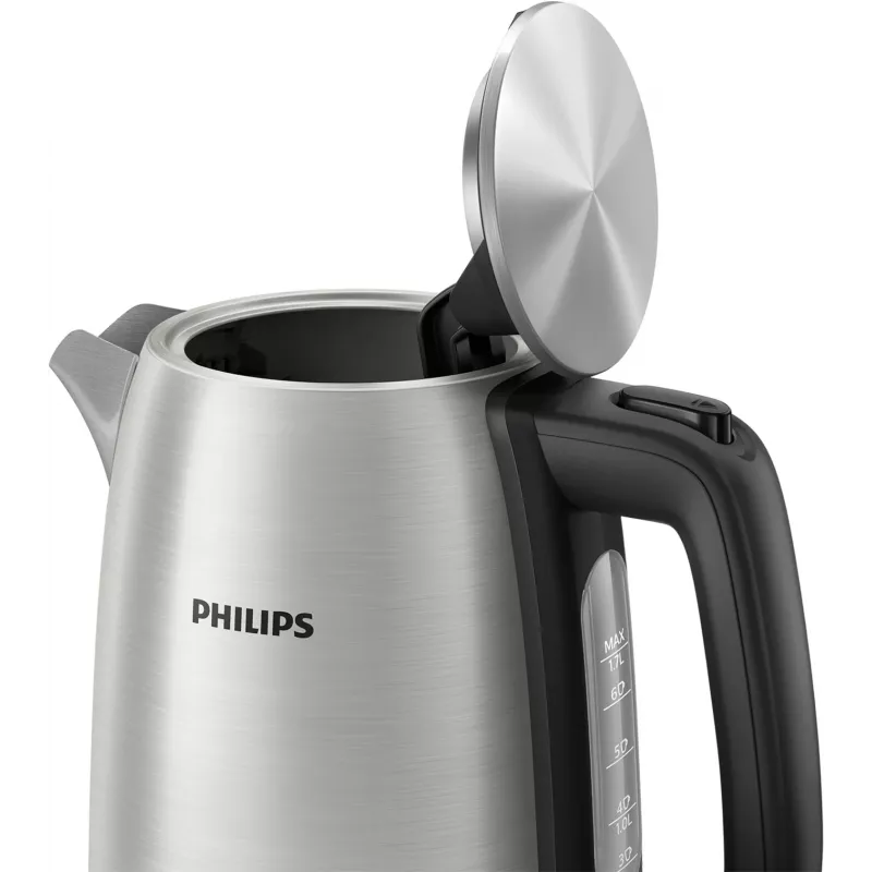 Elektrische waterkoker Philips HD9353/90 1,7 L 2060 W roestvrij staal, zwart