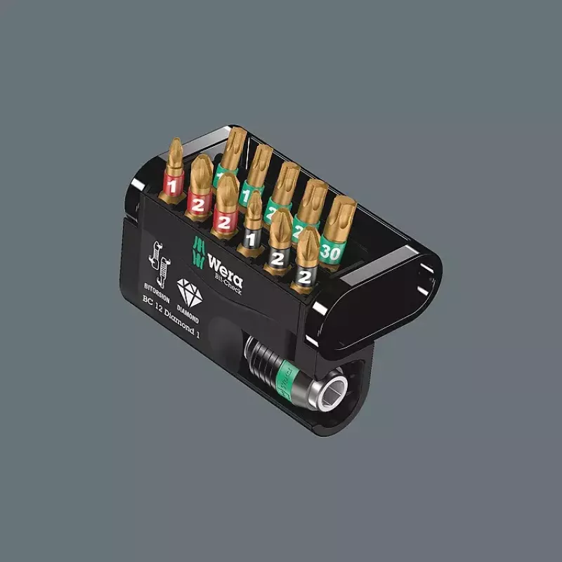 Schroevendraaier-bitset Wera Bit-Check 12