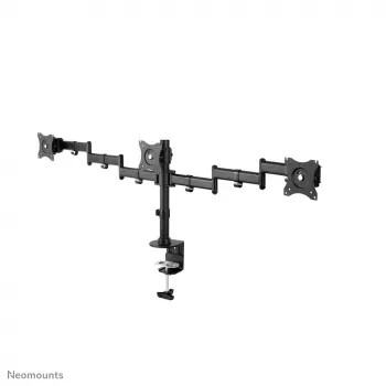 Neomounts NM-D135D3zwart monitorarm 10-27 inch, klem/bureau-doorvoer, 8 kg, 25.4 cm (10 inch), 68.6 cm (27 inch), 100 x 100 mm, zwart