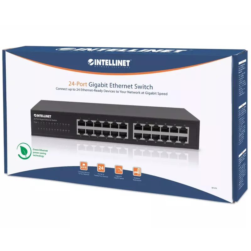 Gigabit Ethernet-switch Intellinet 24-poorts 561273