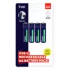 Trust 25631 huishoudbatterij oplaadbare batterij AA