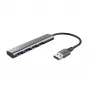 Trust Halyx USB 3.2 Gen 1 (3.1 Gen 1) Type-A 5 Mbit/s zwart, grijs
