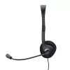 Trust 21665 hoofdtelefoon/headset bedraad in-ear gesprekken/muziek zwart