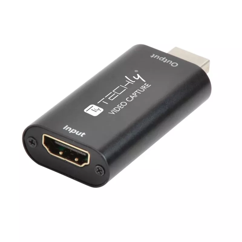 Techly I-USB-VIDEO-1080TY HDMI-naar-USB videograbber, 1920x1080 (1080p)