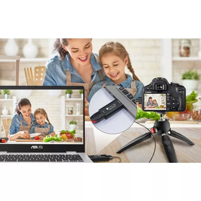 Techly I-USB-VIDEO-1080TY HDMI-naar-USB videograbber, 1920x1080 (1080p)