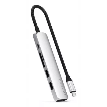 Satechi ST-P6SS USB Type-C-hub 10000 Mbit/s zilver