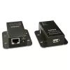 Lindy 50 m USB 2.0 Cat.6 extender, netwerk-zender & -ontvanger