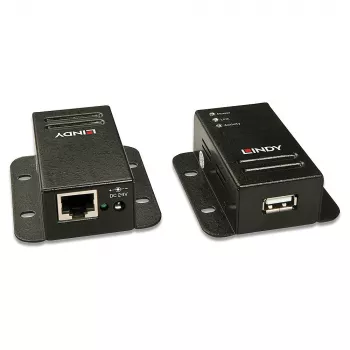 Lindy 50 m USB 2.0 Cat.6 extender, netwerk-zender & -ontvanger