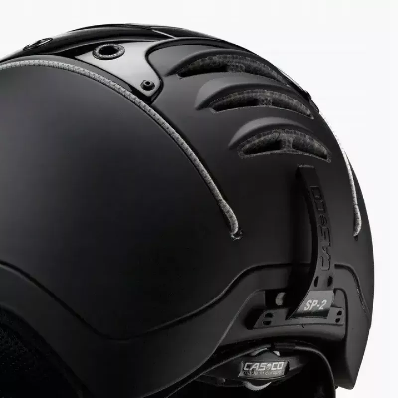 Skihelm Casco SP-2 Carbonic Visor, maat M (55–57 cm), zwart