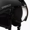 Skihelm Casco SP-2 Carbonic Visor, maat M (55–57 cm), zwart