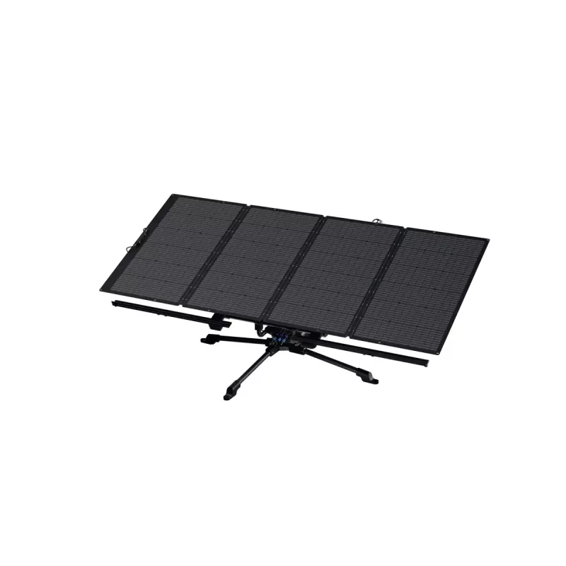 EcoFlow SOLARTS-EU zonvolger, 2-assig, accu van 5000 mAh, IP54, bediening via app, max. paneel 25 kg / 2,4x1,1 m
